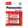 red coloured strips containing 2 panasonic batteries
