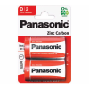 red coloured strips containing 2 panasonic batteries